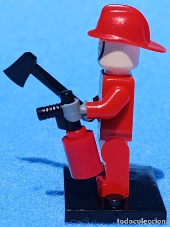 Figuras de acci&oacute;n: Bombeiro (Cidade) Lego compat&iacute;vel minifiguras - Foto 3