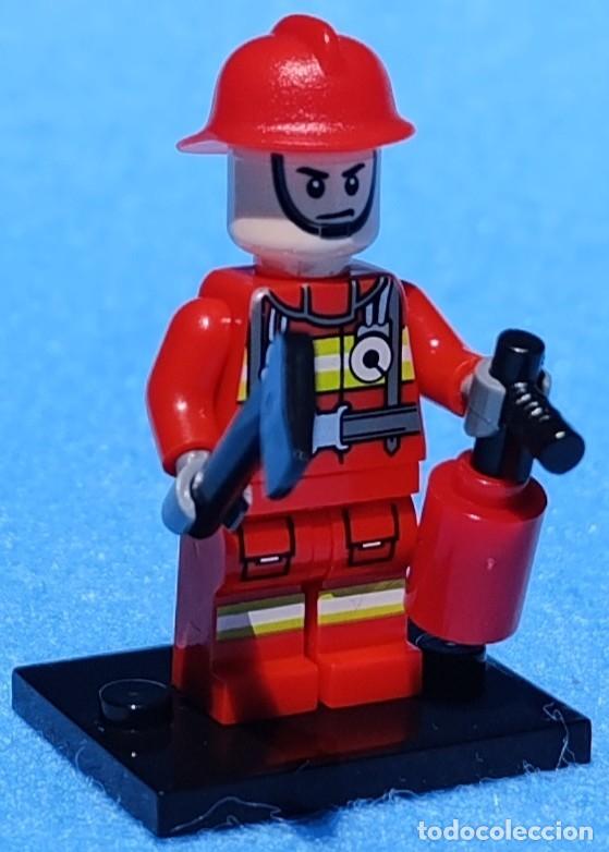 Figuras de acci&oacute;n: Bombeiro (Cidade) Lego compat&iacute;vel minifiguras - Foto 6