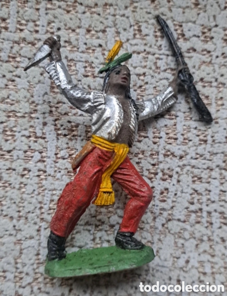 Figuras de acci&oacute;n: Indio comansi en posici&oacute;n de ataque - Foto 1