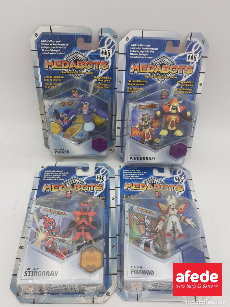Figuras de acci&oacute;n: PACK MEDABOTS DE HASBRO EN SU BLISTER ORIGINAL. NUEVO. - Foto 1