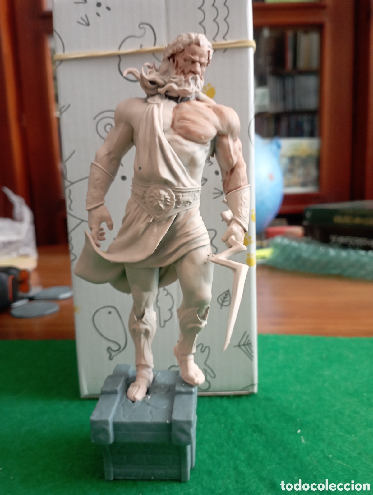 Figuras de acci&oacute;n: Figura de Zeus de resina 17 cm - Foto 4