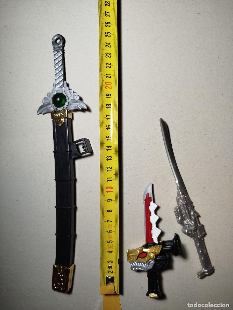 Figuras de acci&oacute;n: Lote armas power ranger retro - Foto 1