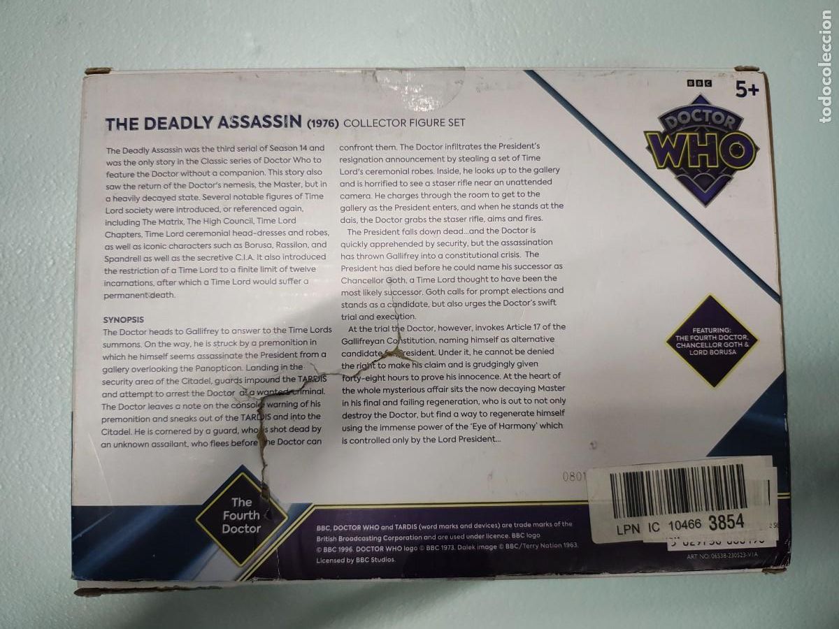 Figuras de acci&oacute;n: Dr. WHO. The Deadly Assassin - Foto 5