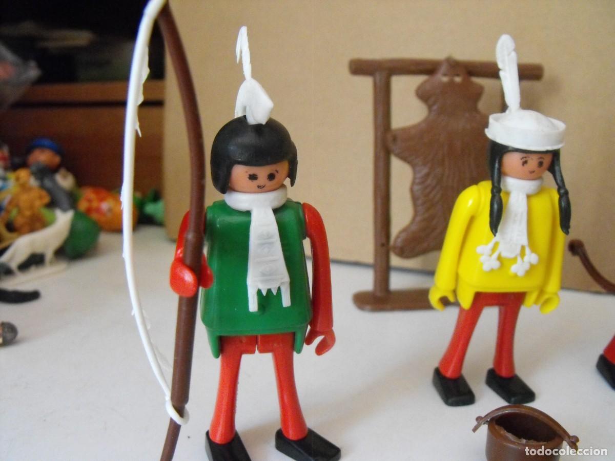 Figuras de acci&oacute;n: CEFA BOYS o PLAY KIT. Grupo de indios con complementos. Oeste. - Foto 2