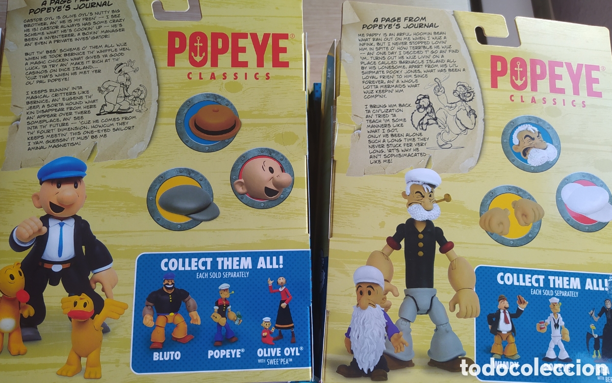 Figuras de acci&oacute;n: LOTE 4 FIGURAS POPEYE CLASSICS - Foto 2