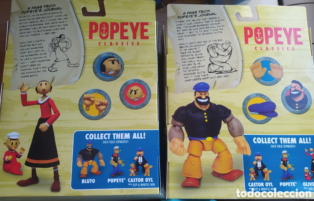 Figuras de acci&oacute;n: LOTE 4 FIGURAS POPEYE CLASSICS - Foto 3