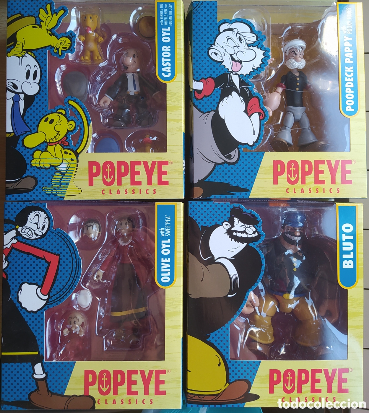 Figuras de acci&oacute;n: LOTE 4 FIGURAS POPEYE CLASSICS - Foto 1
