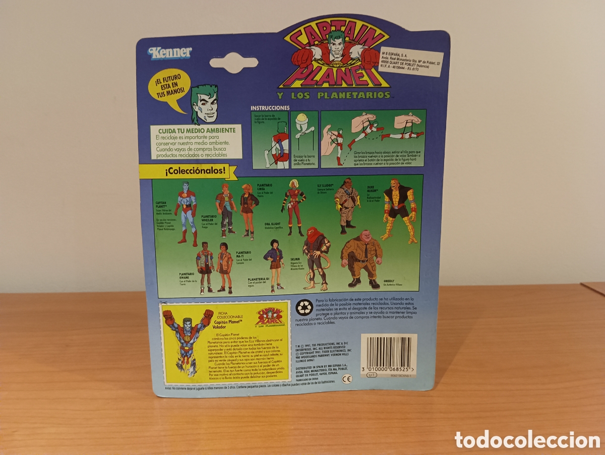 Figuras de acci&oacute;n: Capitan Planeta Kenner Blister - Foto 2