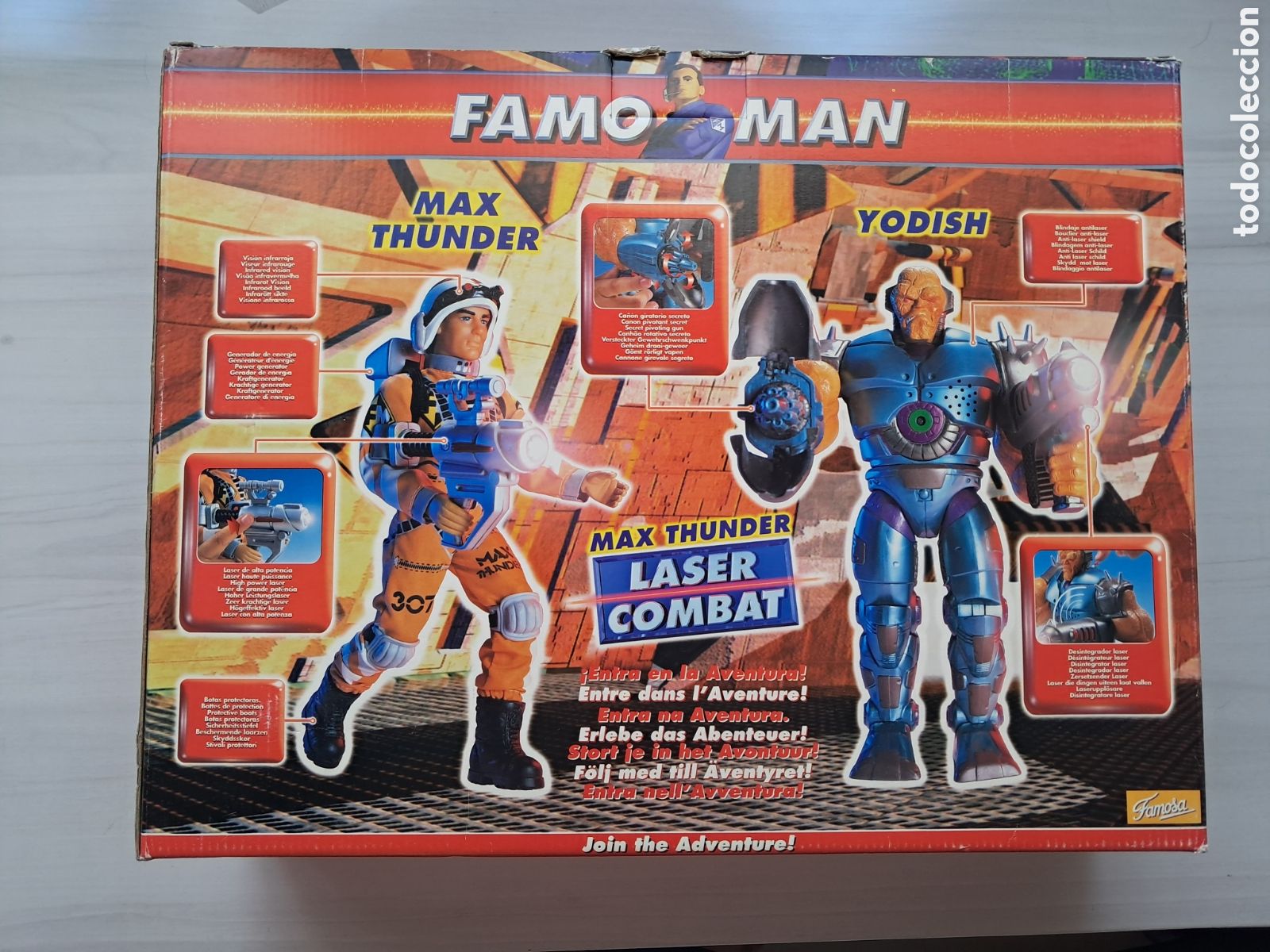 Figuras de acci&oacute;n: Famoman max thunder laser combat - Foto 2