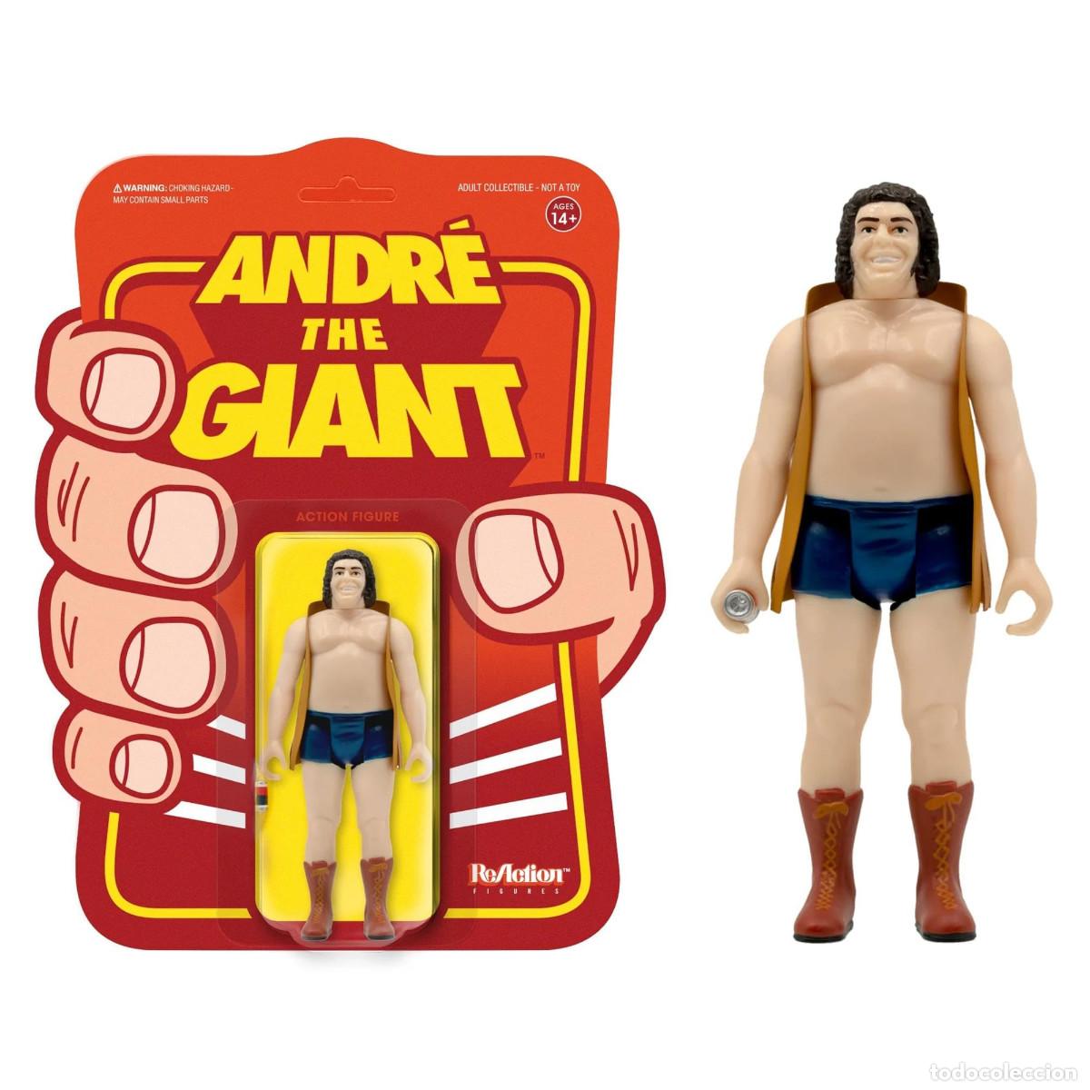 Figuras de acci&oacute;n: Andr&eacute; The Giant 10cm - ReAction - Super 7 - Foto 1
