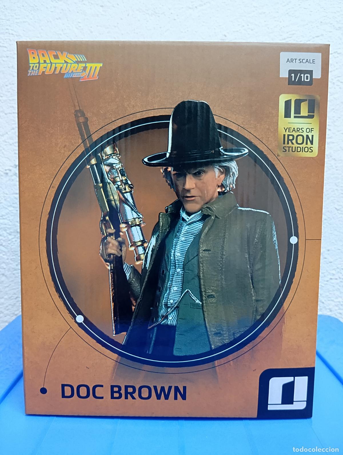 Figuras de acci&oacute;n: Iron Studios Doc Brown Regreso al Futuro 3 - Foto 1