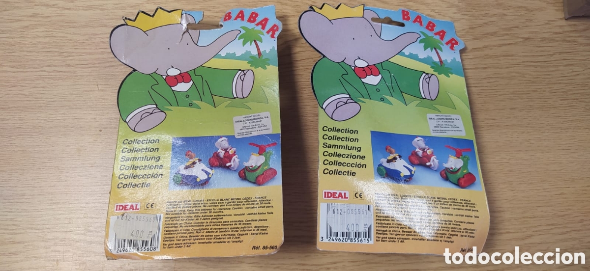 Figuras de acci&oacute;n: BABAR IDEAL LOTE DOS BLISTERS - Foto 2
