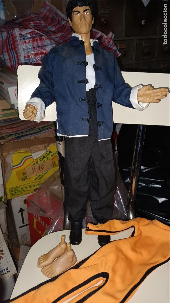 Figuras de acci&oacute;n: Bruce Lee, 2001, 45 cm de altura - Foto 1