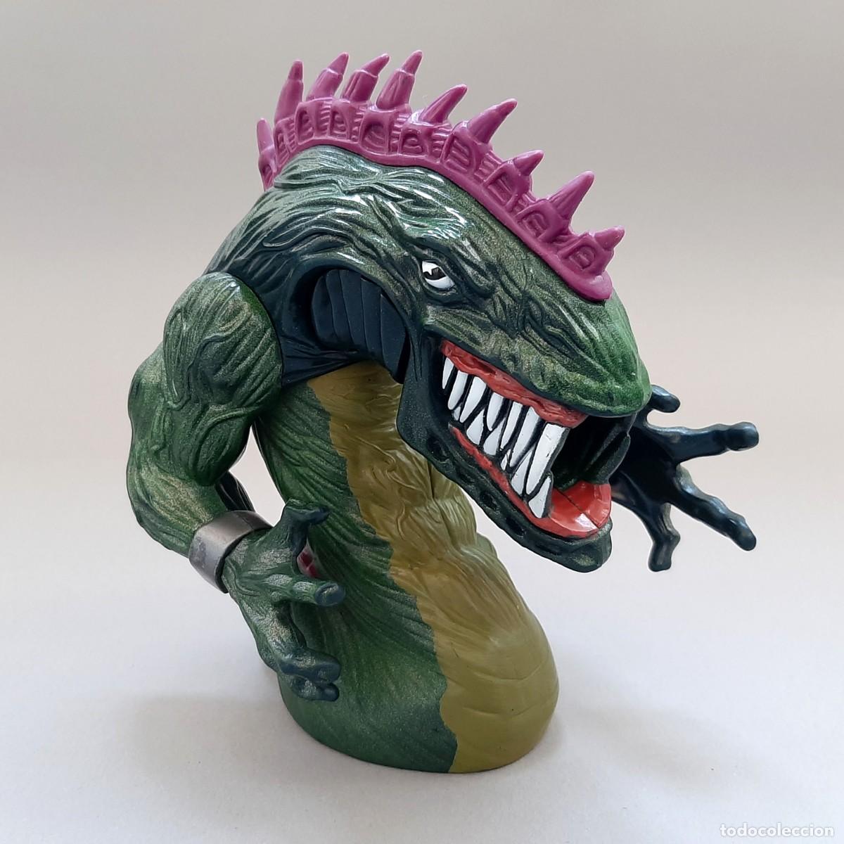Antigua figura de acción Repteel villano de Street Sharks. Mattel 1995
