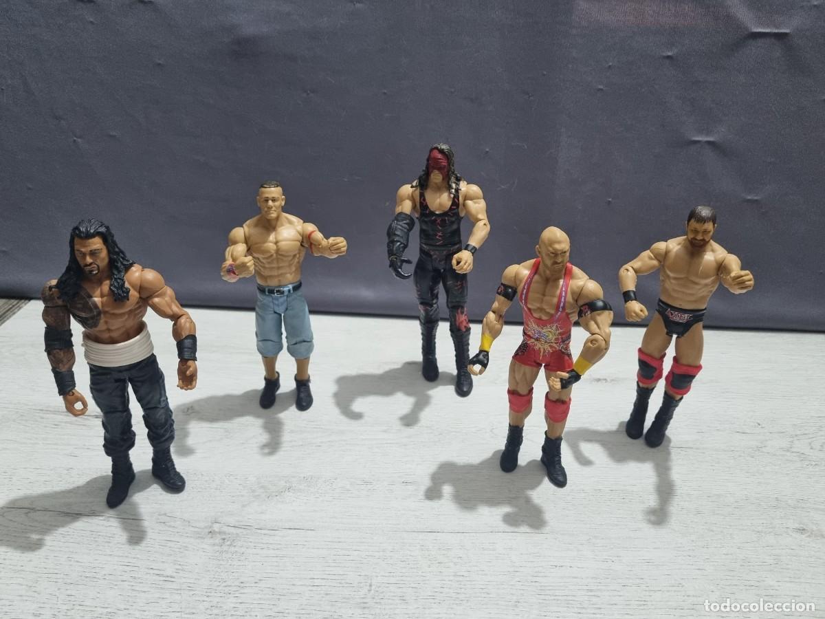 Figuras de acci&oacute;n: Lote de 5 luchadores WWE - Foto 1