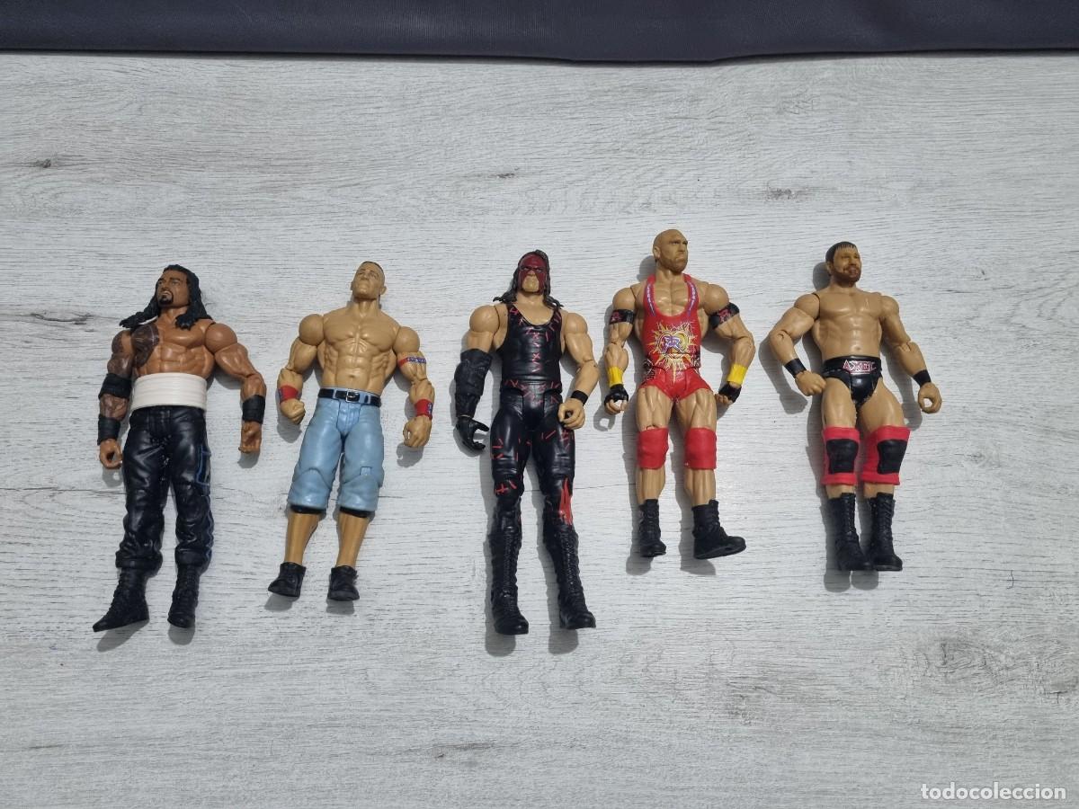 Figuras de acci&oacute;n: Lote de 5 luchadores WWE - Foto 12