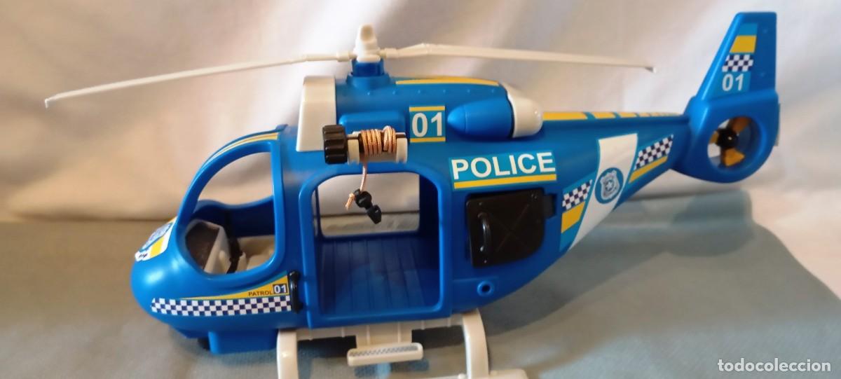 Figuras de acci&oacute;n: Helic&oacute;ptero de Polic&iacute;a Pinypon Action - Foto 2