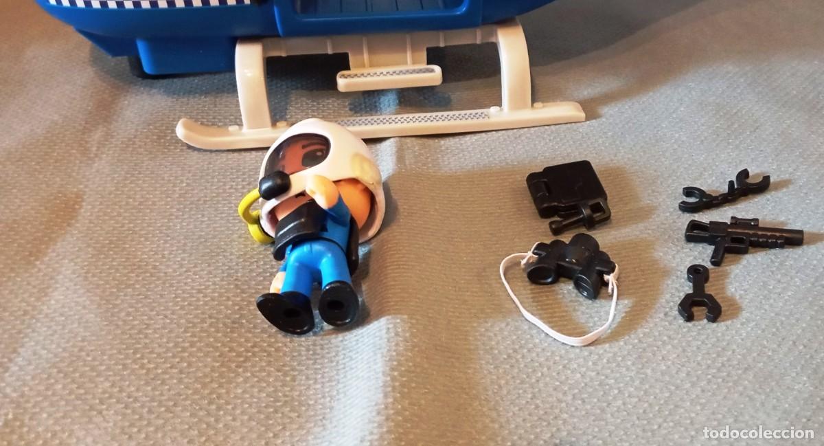 Figuras de acci&oacute;n: Helic&oacute;ptero de Polic&iacute;a Pinypon Action - Foto 3