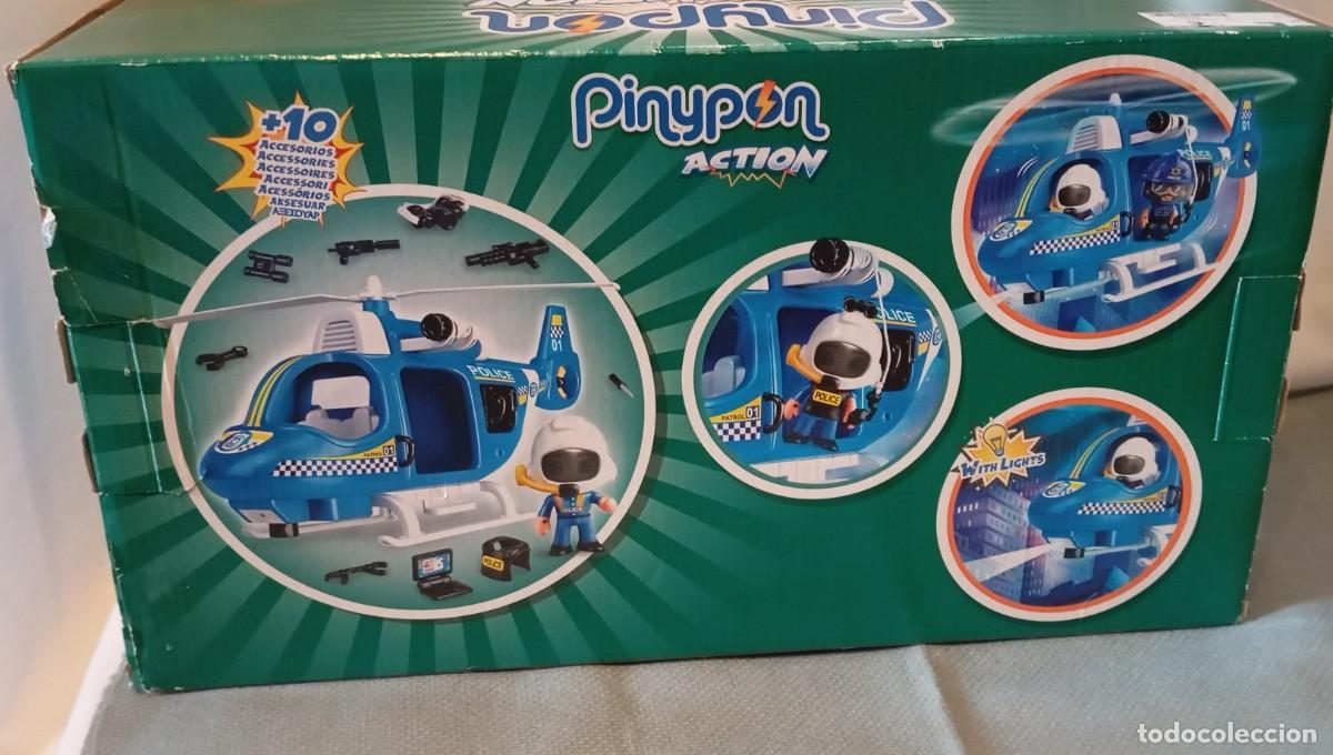 Figuras de acci&oacute;n: Helic&oacute;ptero de Polic&iacute;a Pinypon Action - Foto 12