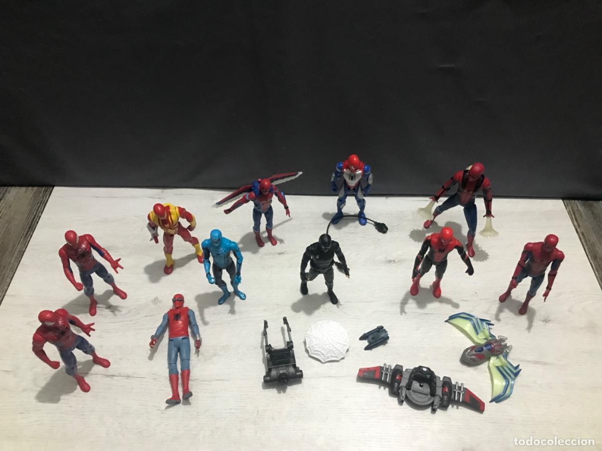 Figuras de acci&oacute;n: Lote 11 figuras de Spiderman variadas - Foto 2