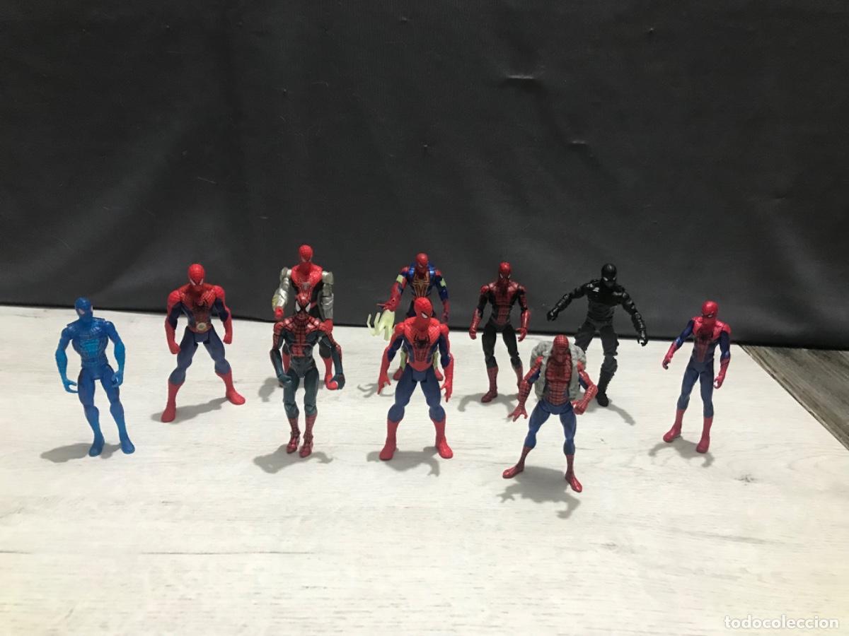 Figuras de acci&oacute;n: Lote 10 figuras de Spiderman - Foto 1