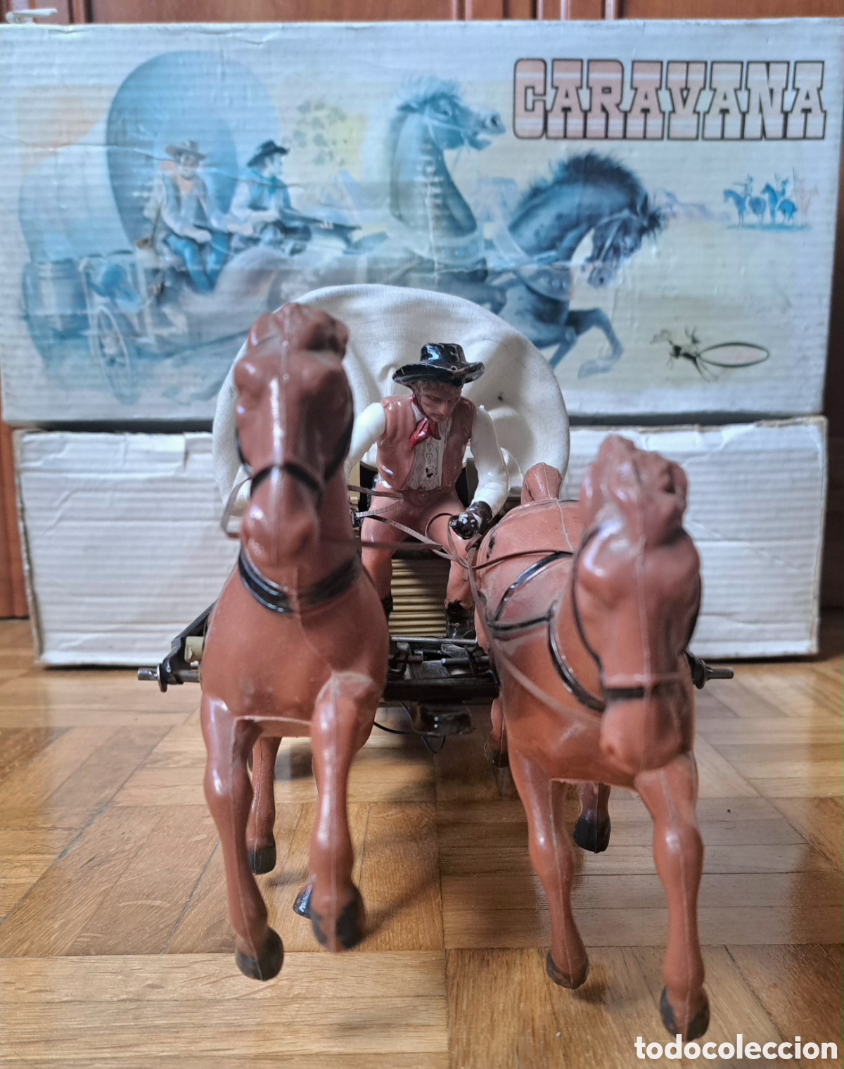 Figuras de acci&oacute;n: Caravana Vicma de 2 caballos funcionando - Foto 2