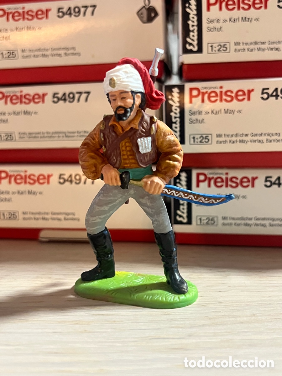 Figuras de acci&oacute;n: Preiser 54977. Aventurero. Ambiente Oriente . - Foto 1