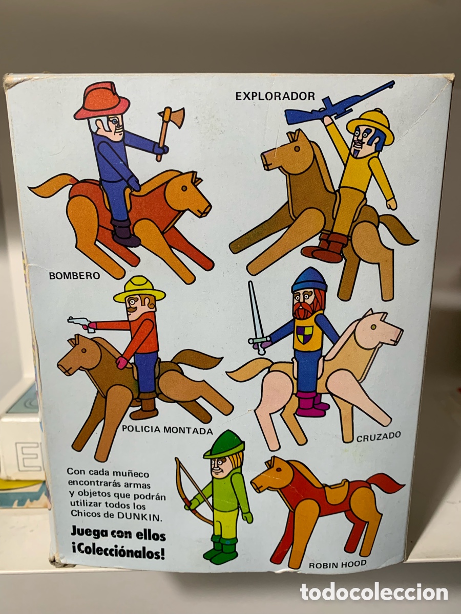 Figuras de acci&oacute;n: LOS CHICOS DE DUNKIN. EXPLORADOR A CABALLO. - Foto 5