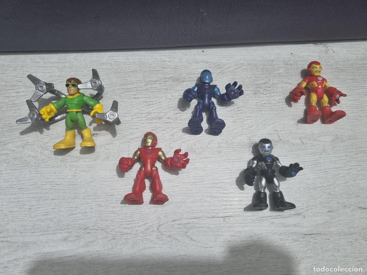 Figuras de acci&oacute;n: Lote de 5 figuras superheroe squar - Foto 17