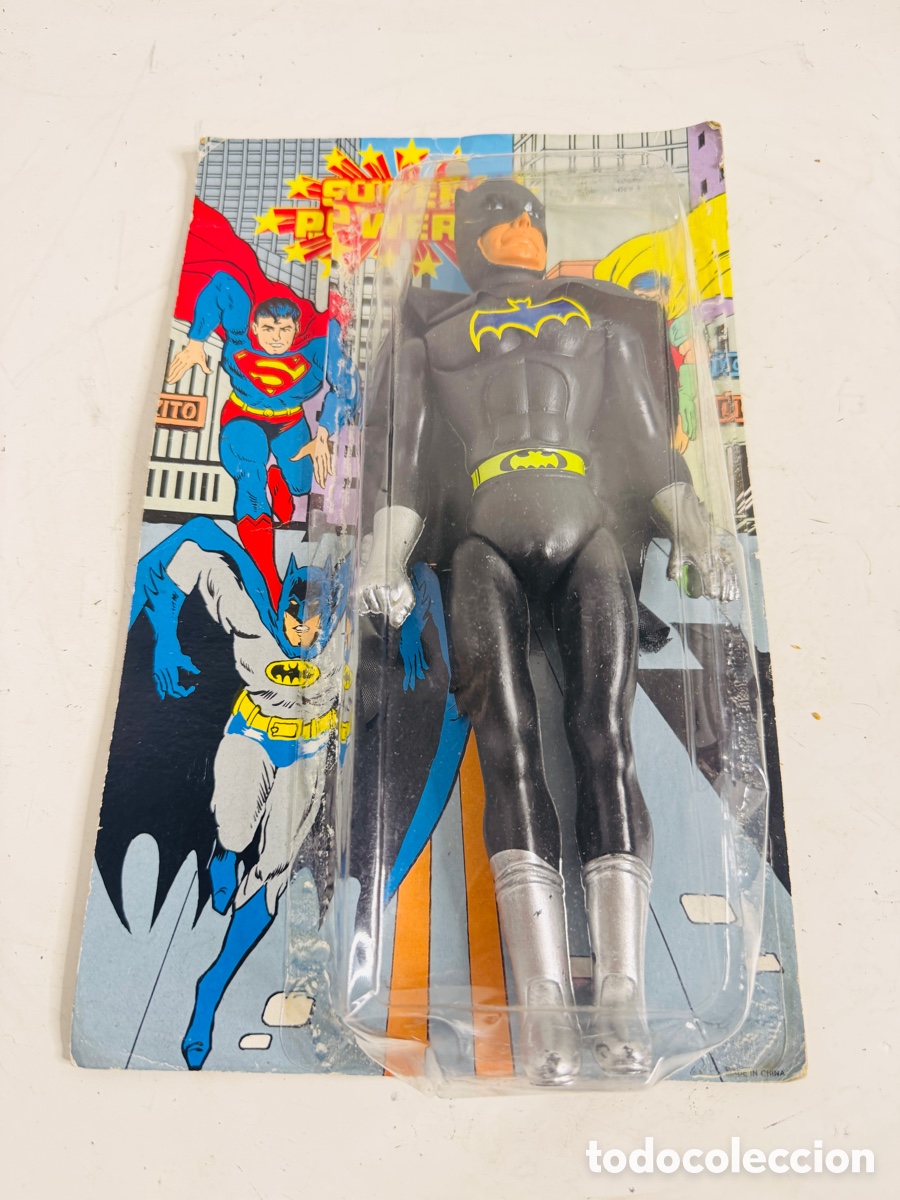 Figuras de acci&oacute;n: Batman de la colecci&oacute;n Super Powers bootleg 1980s - Foto 2
