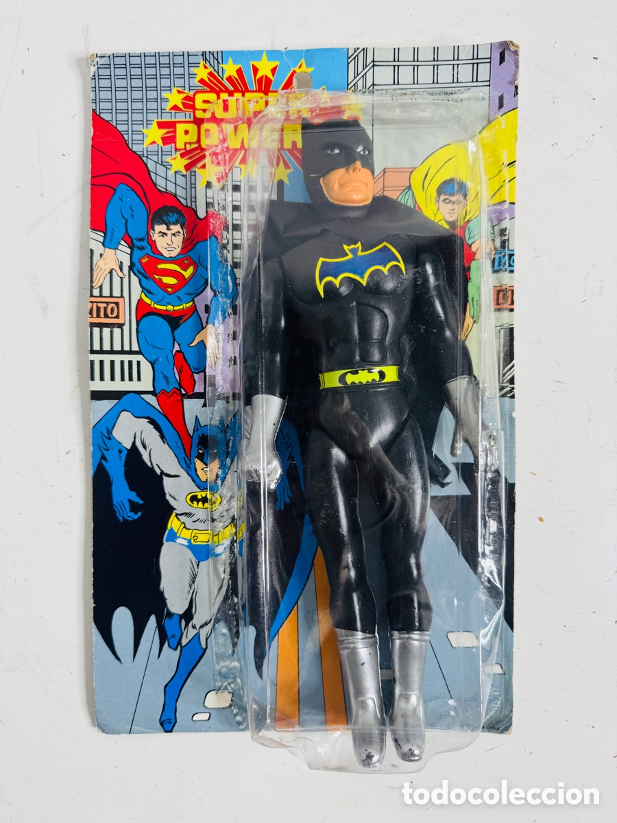 Figuras de acci&oacute;n: Batman de la colecci&oacute;n Super Powers bootleg 1980s - Foto 1