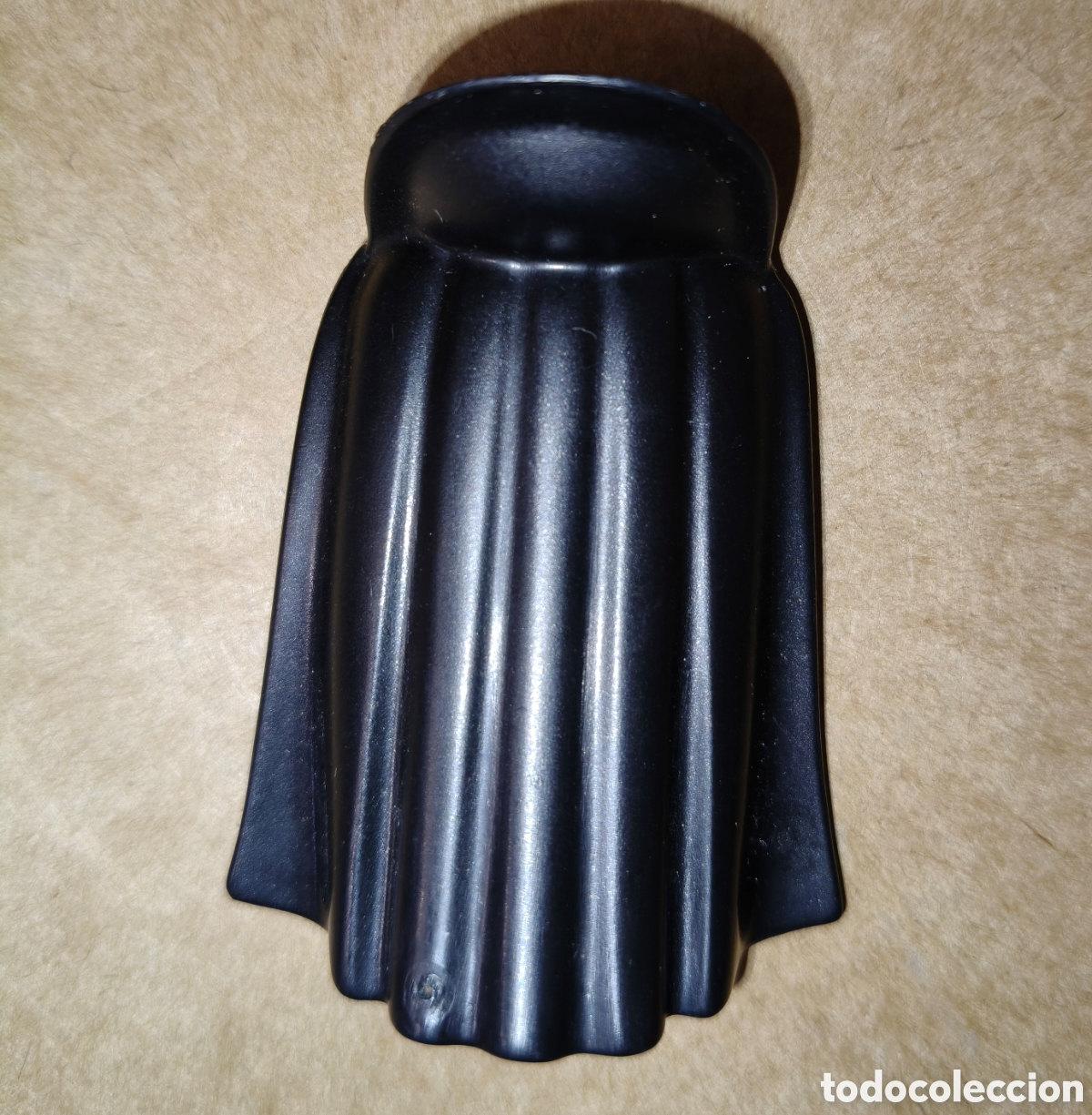 Figuras de acci&oacute;n: Capa negra con cuello de Playmobil - Foto 2