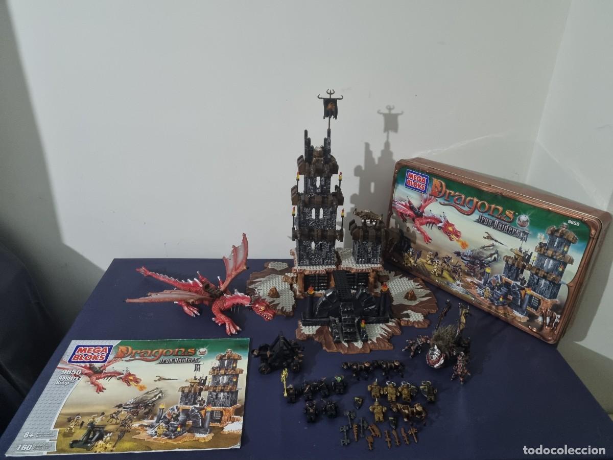 Figuras de acci&oacute;n: Caja mega bloks dragons iron raiders 9650 raiders keep - Foto 1
