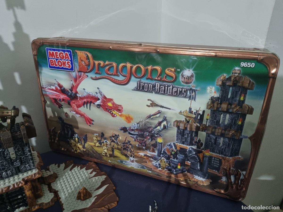 Figuras de acci&oacute;n: Caja mega bloks dragons iron raiders 9650 raiders keep - Foto 2