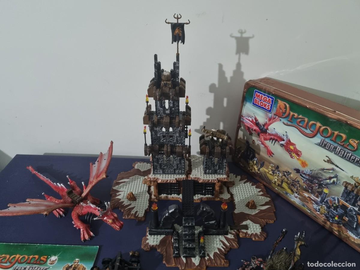 Figuras de acci&oacute;n: Caja mega bloks dragons iron raiders 9650 raiders keep - Foto 4