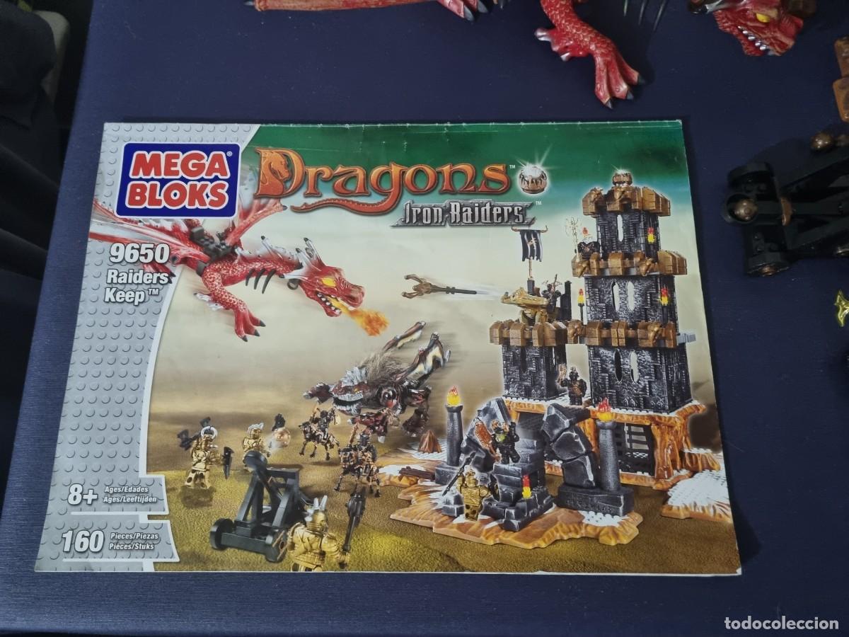 Figuras de acci&oacute;n: Caja mega bloks dragons iron raiders 9650 raiders keep - Foto 10
