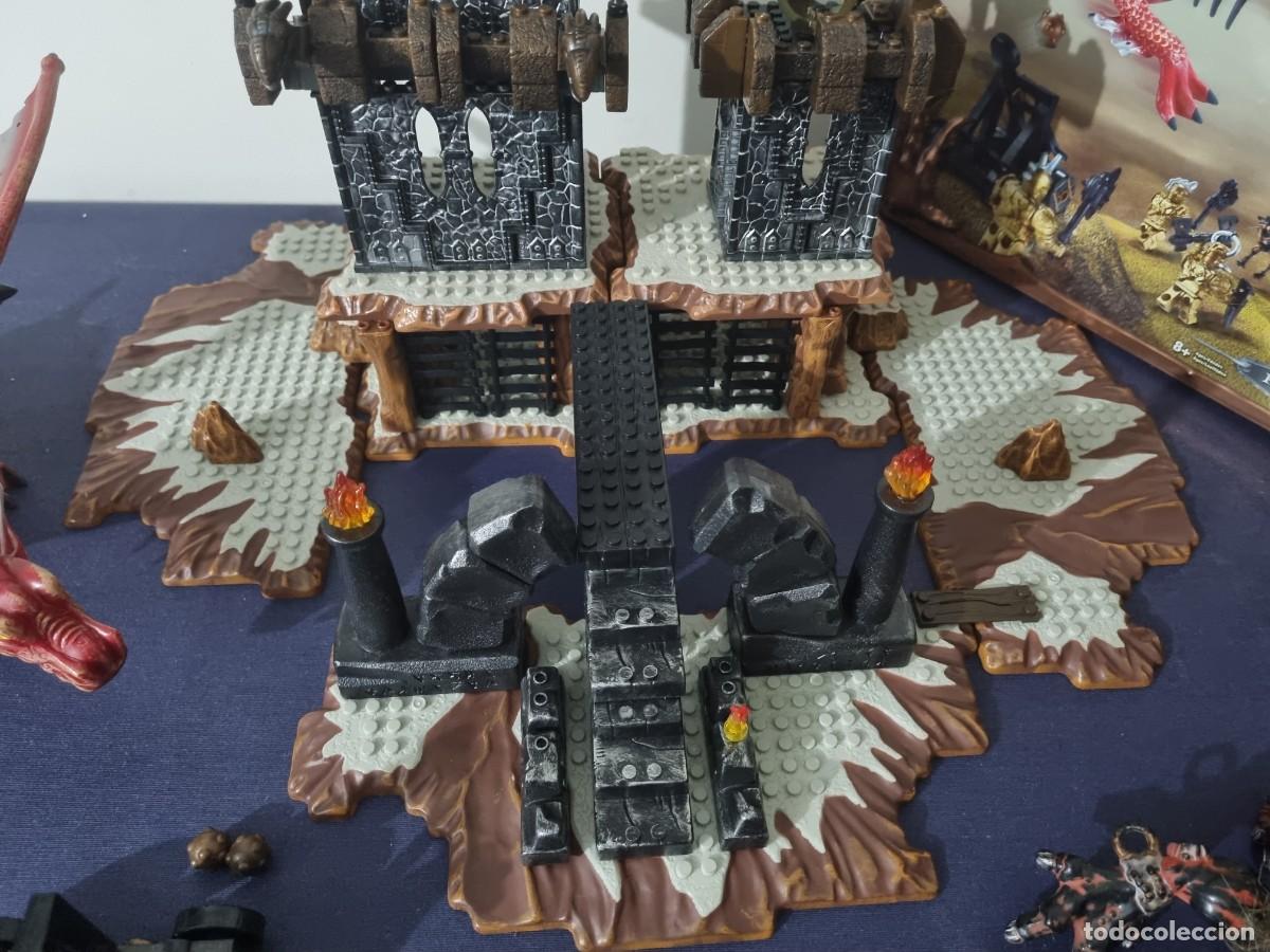 Figuras de acci&oacute;n: Caja mega bloks dragons iron raiders 9650 raiders keep - Foto 11