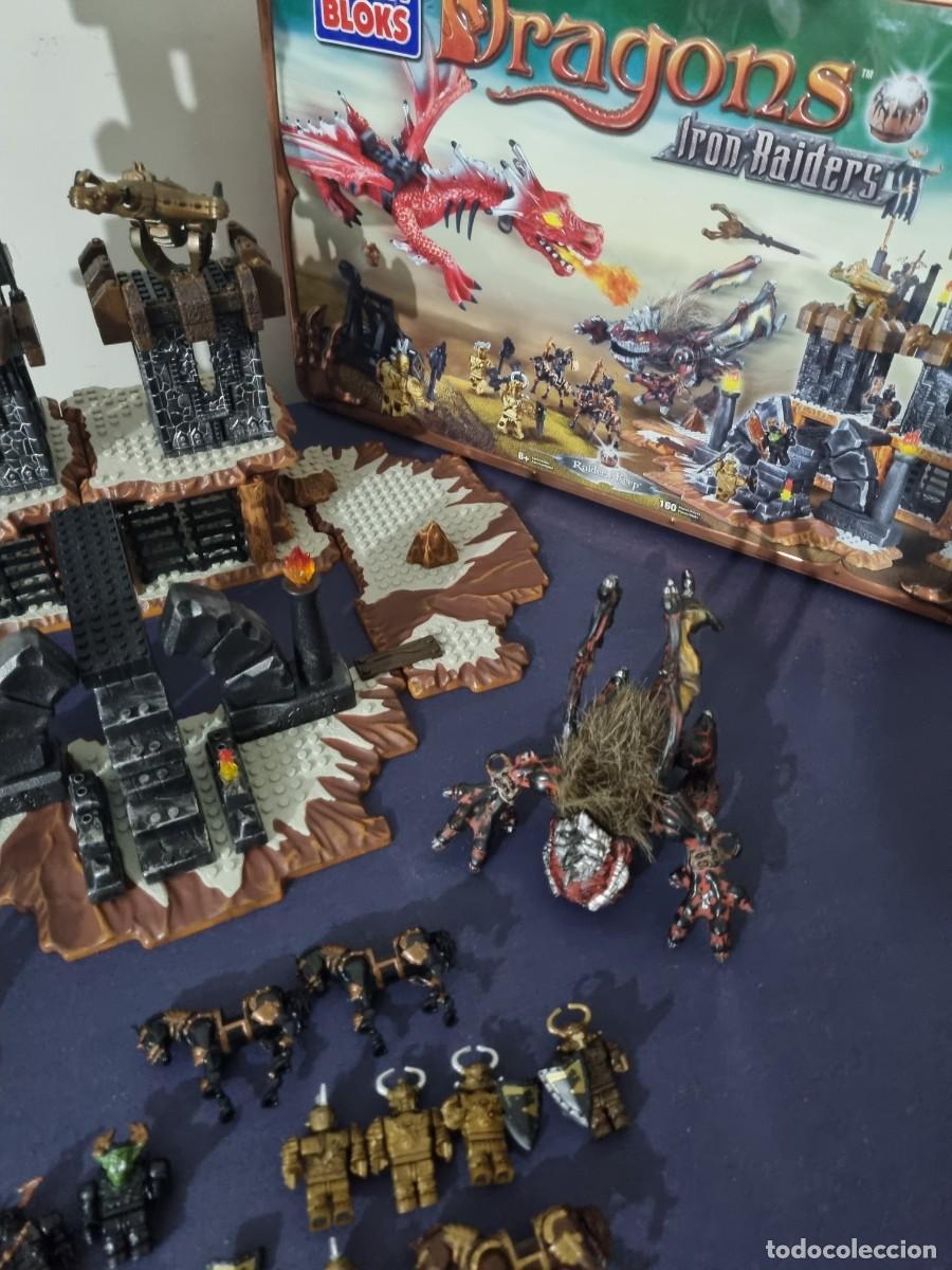 Figuras de acci&oacute;n: Caja mega bloks dragons iron raiders 9650 raiders keep - Foto 22