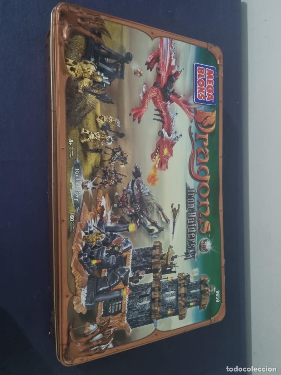 Figuras de acci&oacute;n: Caja mega bloks dragons iron raiders 9650 raiders keep - Foto 24