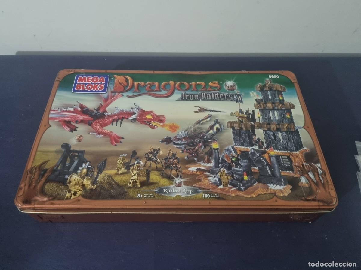 Figuras de acci&oacute;n: Caja mega bloks dragons iron raiders 9650 raiders keep - Foto 25