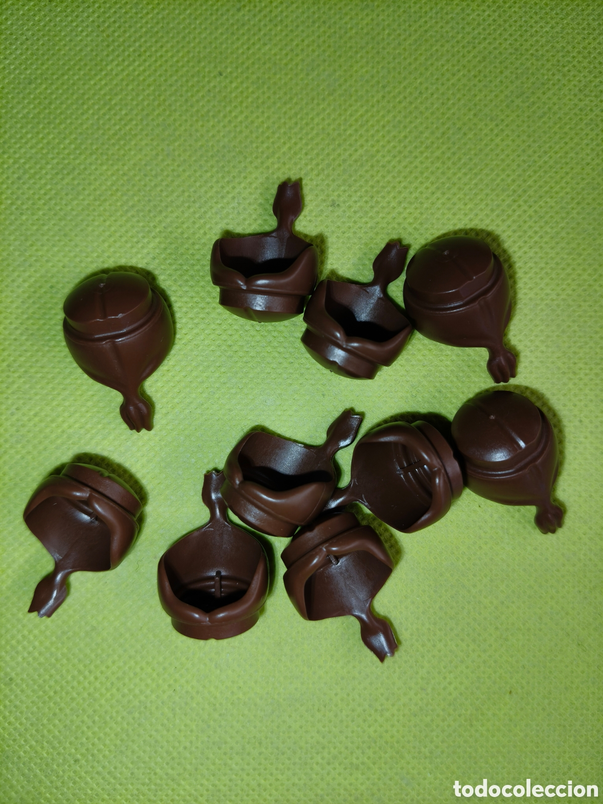 Figuras de acci&oacute;n: Lote coletas marrones Playmobil - Foto 1