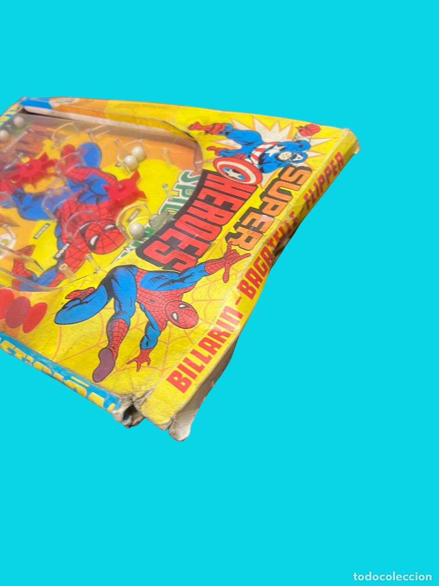 Figuras de acci&oacute;n: Billarin o flipper de Spiderman de Piqu&eacute; - Foto 5