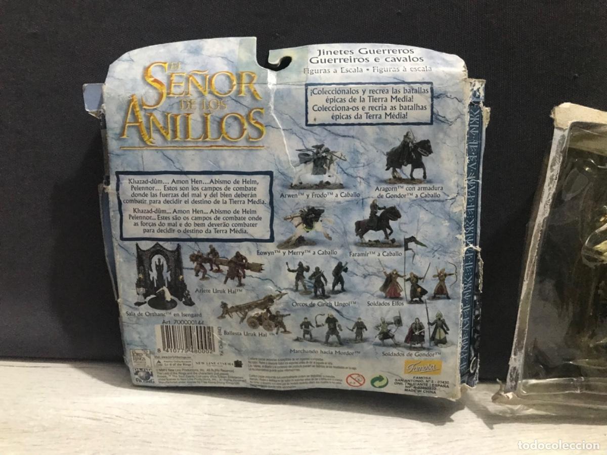 Figuras de acci&oacute;n: Bl&iacute;ster del se&ntilde;or de los anillos Eowy y Merry a caballo - Foto 7