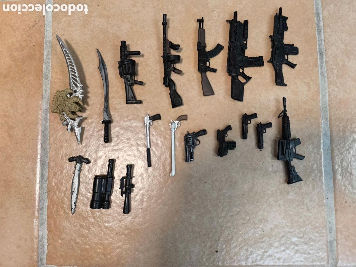 Figuras de acci&oacute;n: LOTE ARMAS TIPO GEYPERMAN, BIY GIM, ETC - Foto 2