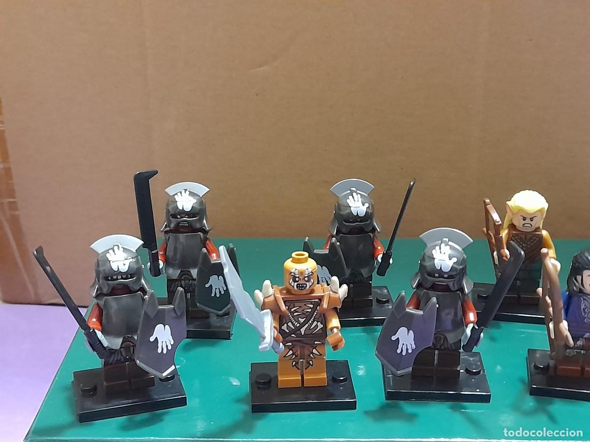 Figuras de acci&oacute;n: Mini figuras del Se&ntilde;or de los anillos, orcos y elfos - Foto 2
