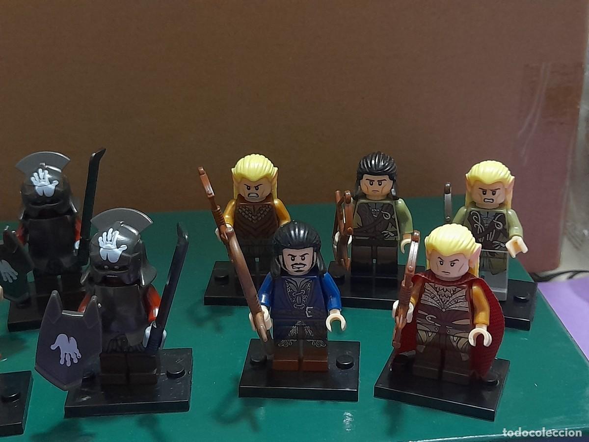 Figuras de acci&oacute;n: Mini figuras del Se&ntilde;or de los anillos, orcos y elfos - Foto 3