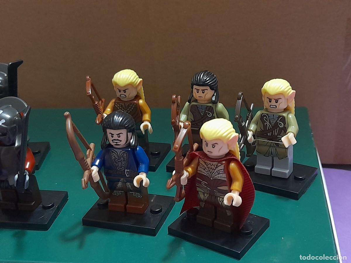Figuras de acci&oacute;n: Mini figuras del Se&ntilde;or de los anillos, orcos y elfos - Foto 4