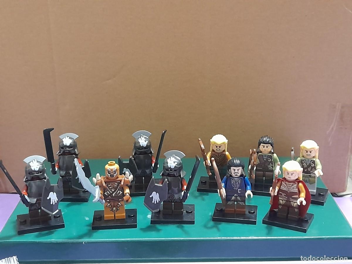Figuras de acci&oacute;n: Mini figuras del Se&ntilde;or de los anillos, orcos y elfos - Foto 1