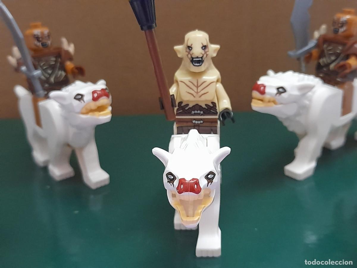 Figuras de acci&oacute;n: Mini figuras del Se&ntilde;or de los anillos, orcos y lobos - Foto 3