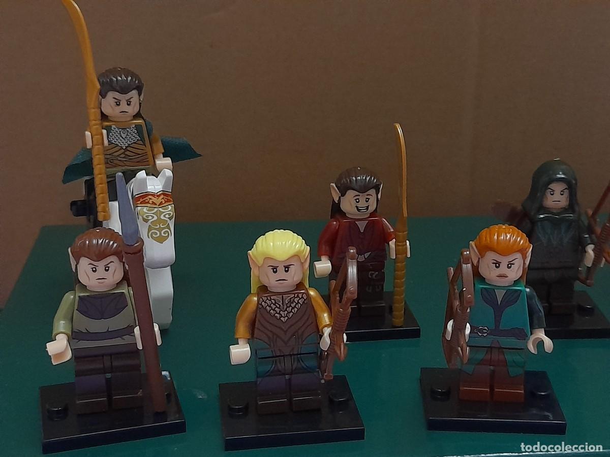 Figuras de acci&oacute;n: Mini figuras del Se&ntilde;or de los anillos, elfos - Foto 2